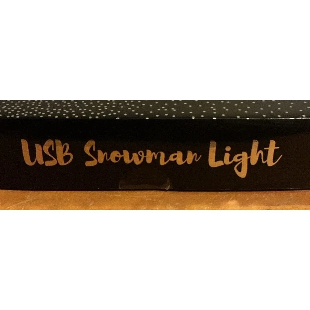 Decomantra USB Christmas Snowman Light, Seven Color Battery Or USB Power, Tested
